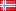 Norwegen Flagge